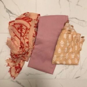 Pink Scarf Lot